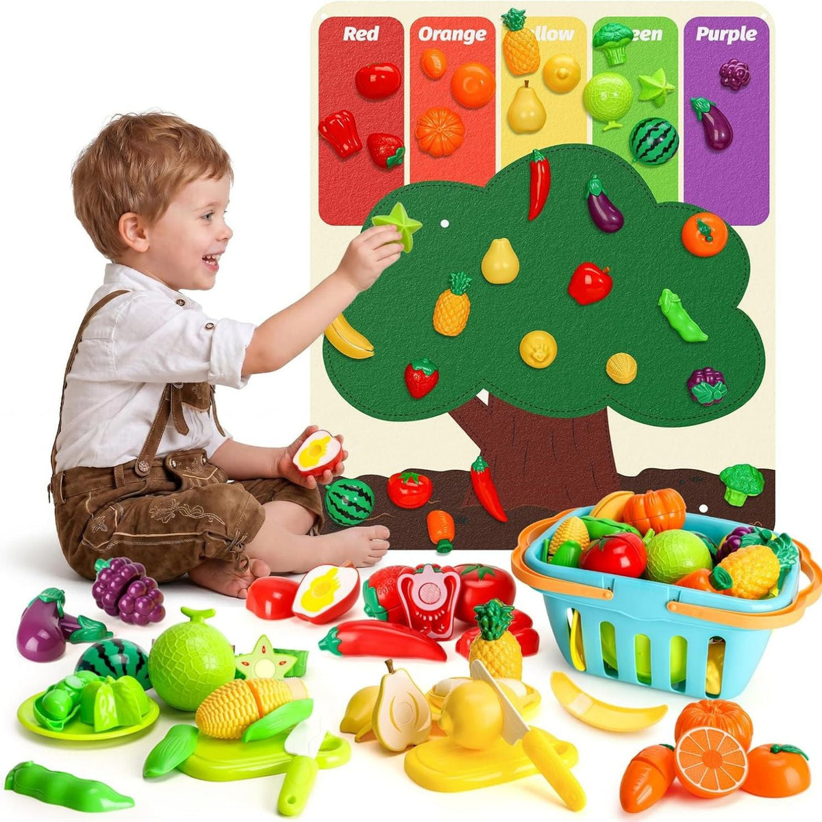 ErnteSpaß - Filz-Lebensmittel-Spielset