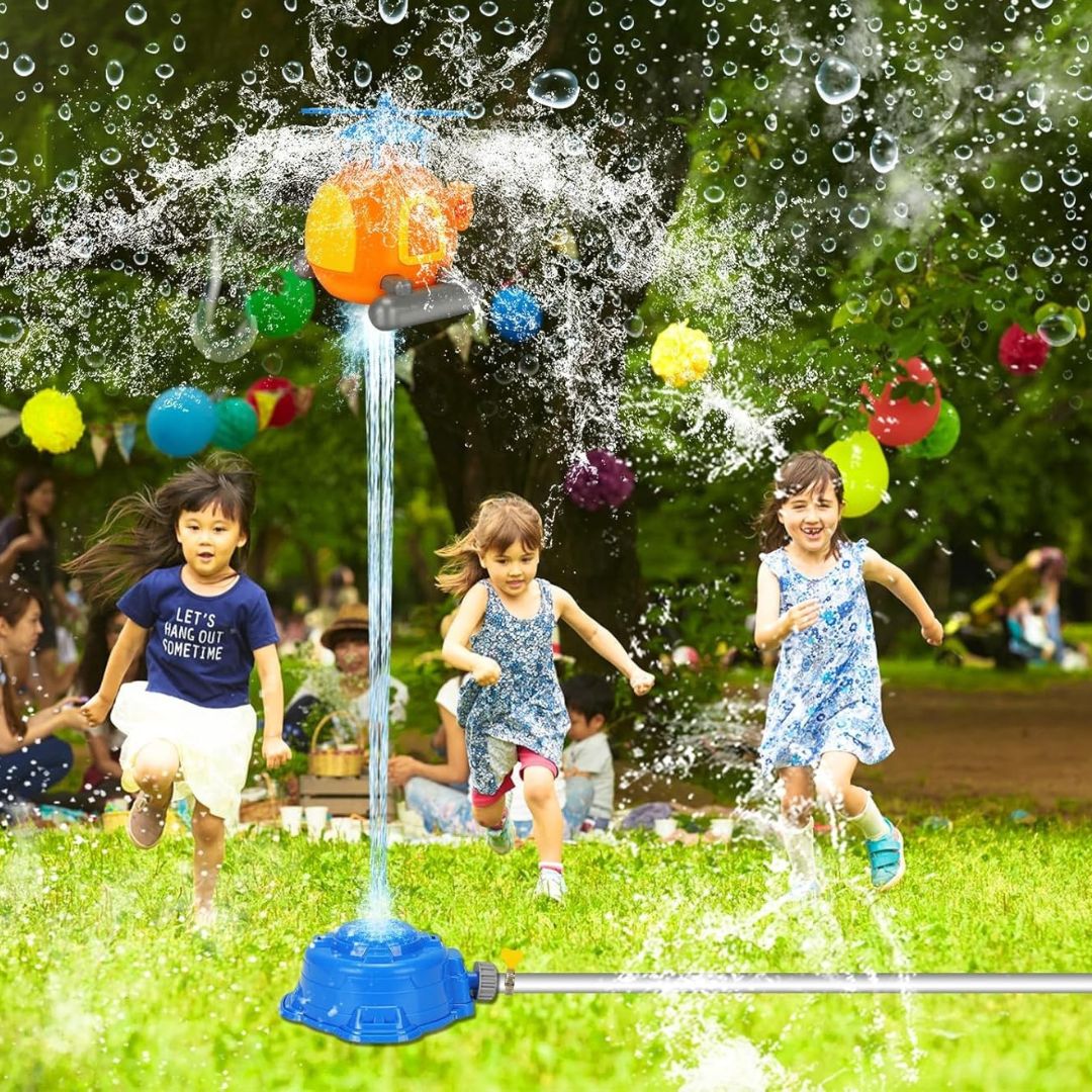 Hubschrauber Sprenkler - Wasserspielzeug für Kinder