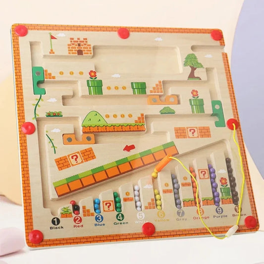 MagnaMaze – Holzlabyrinth-Spiel für Kinder