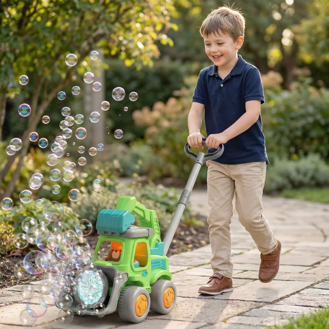 Seifenblasen Rasenmäher für Kinder
