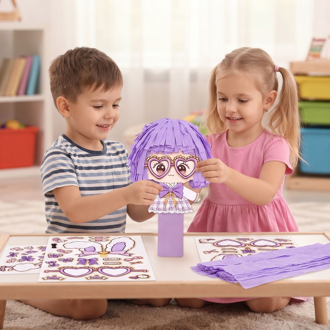 LittleStylist - Klebe-Frisuren-Set zum Selbermachen
