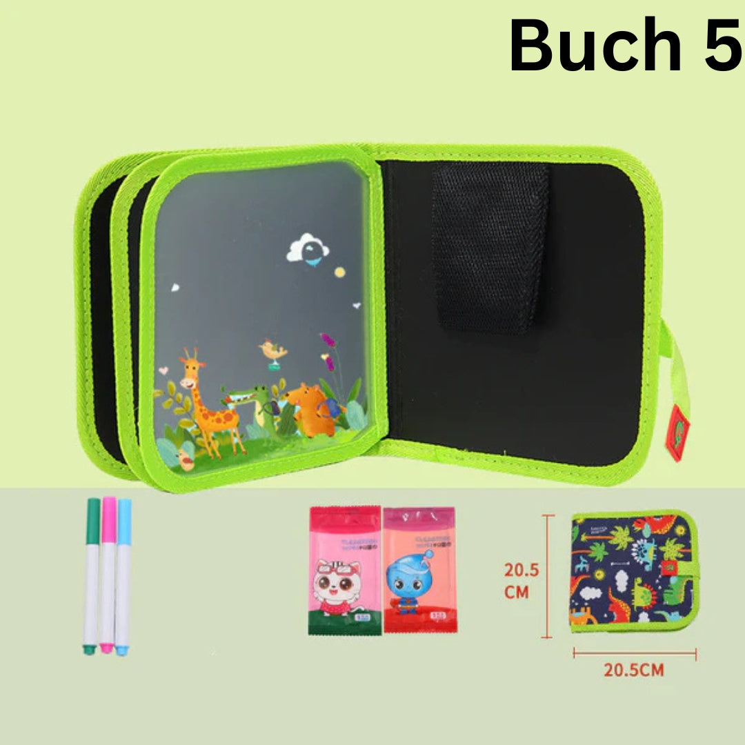 Wiederverwendbares Malbuch für Kinder