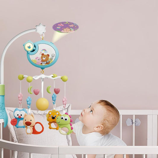 TraumMobil – Rasselspielzeug für die Babykrippe
