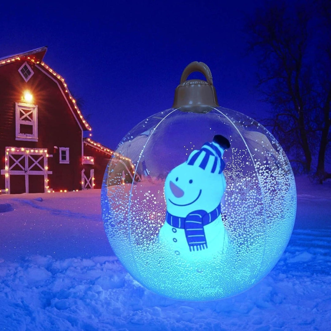Aufblasbare Weihnachtsdeko Kugel - 60cm