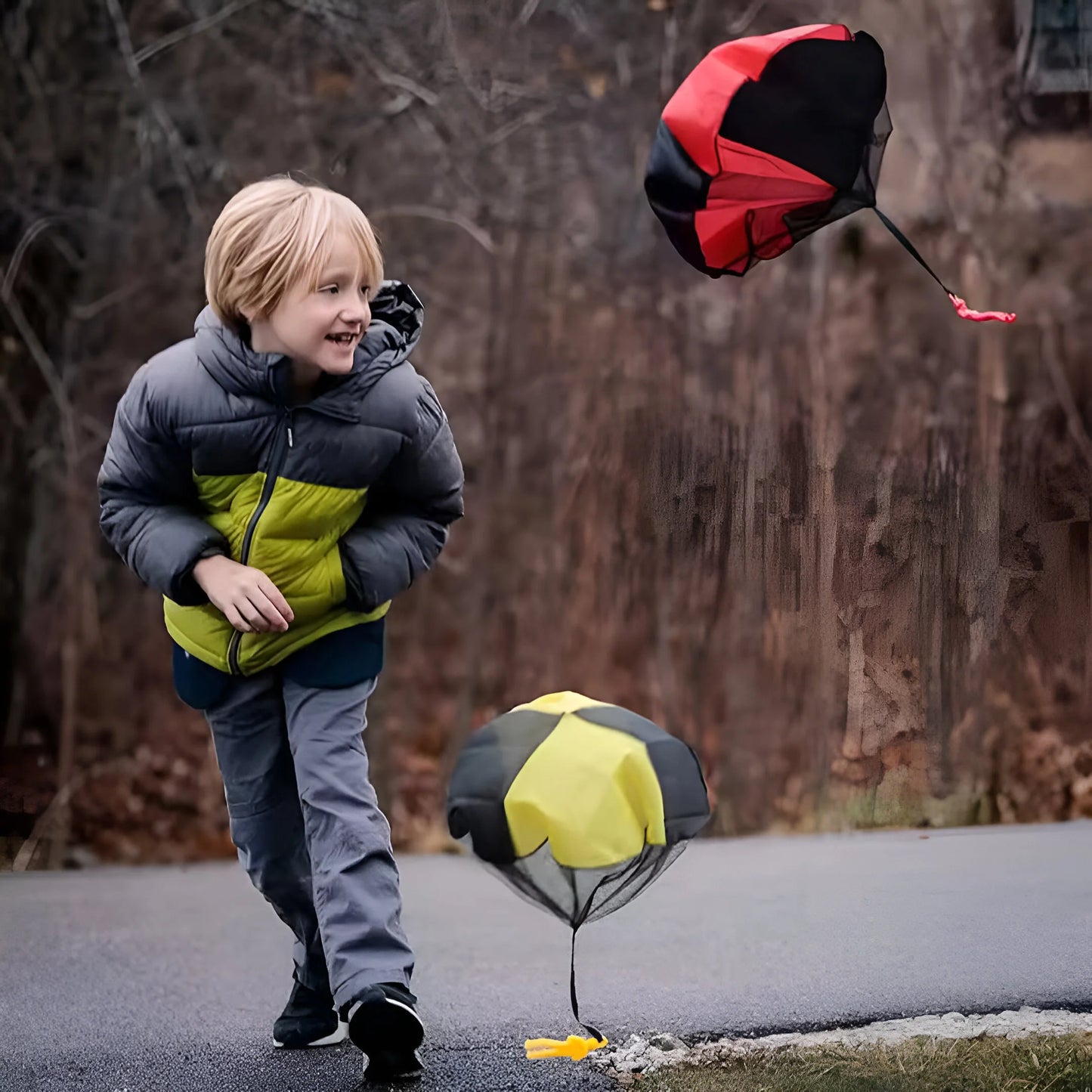 FallFreund - Fallschirm Spielzeug für kleine Entdecker