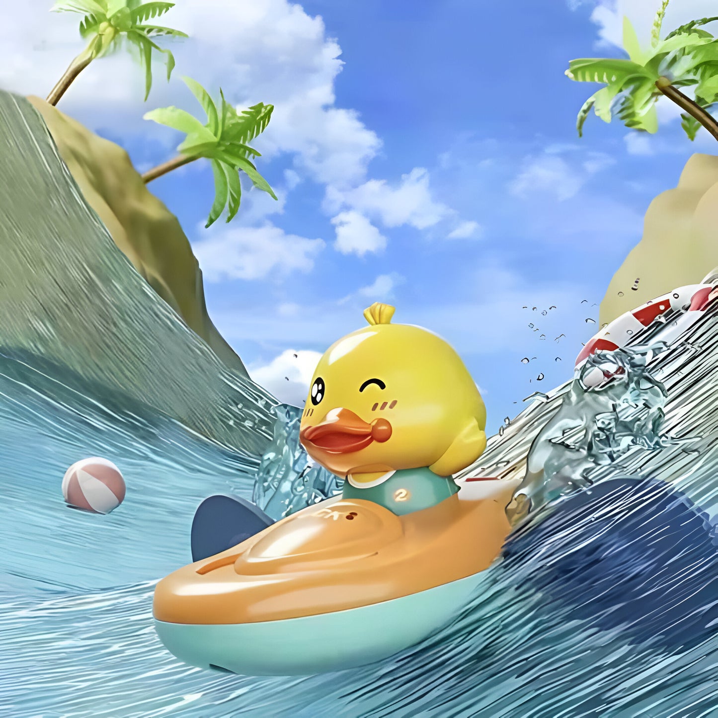 Kajak Enten Badespielzeug