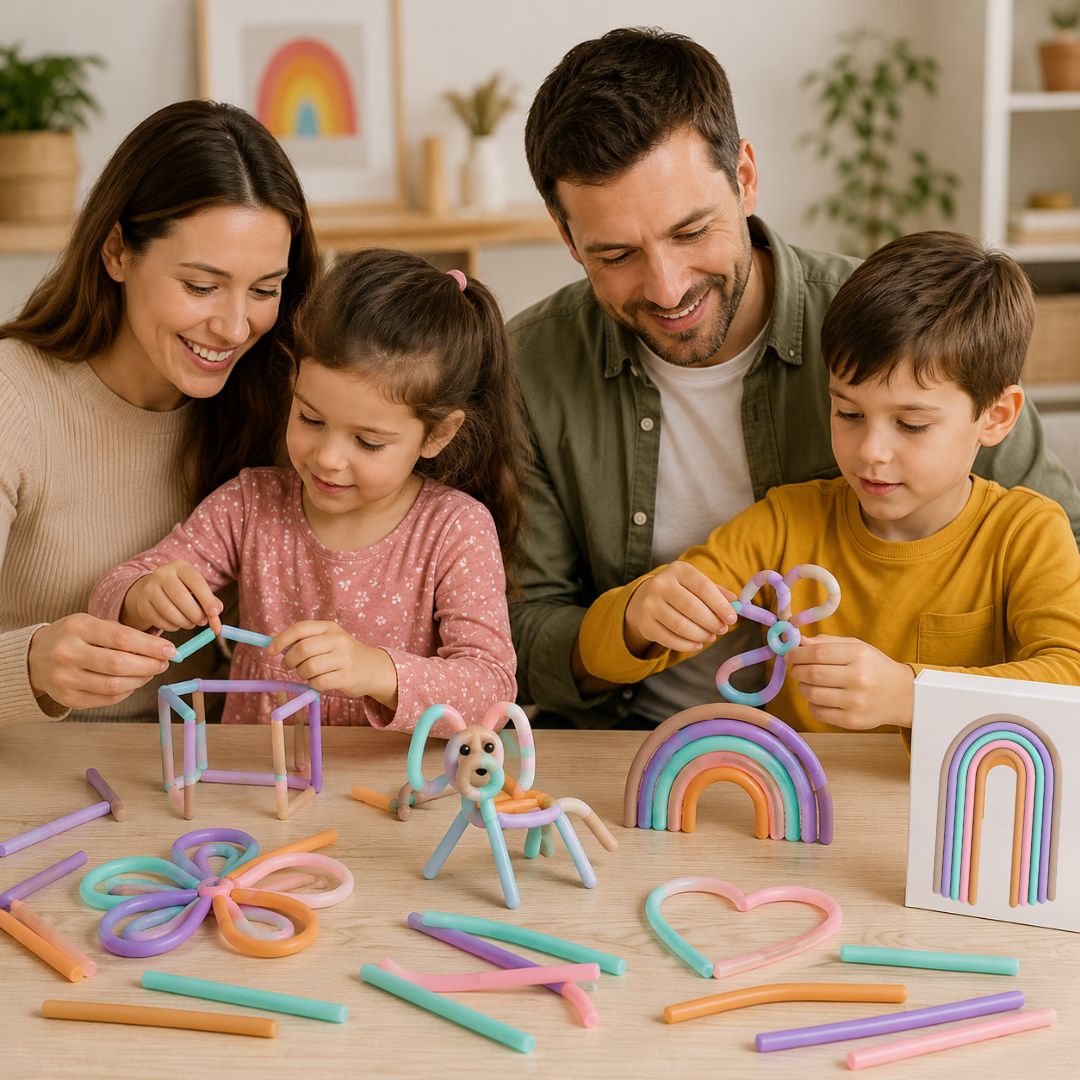 ZauberSticks - Verformbare Montessori Stäbe für Kinder