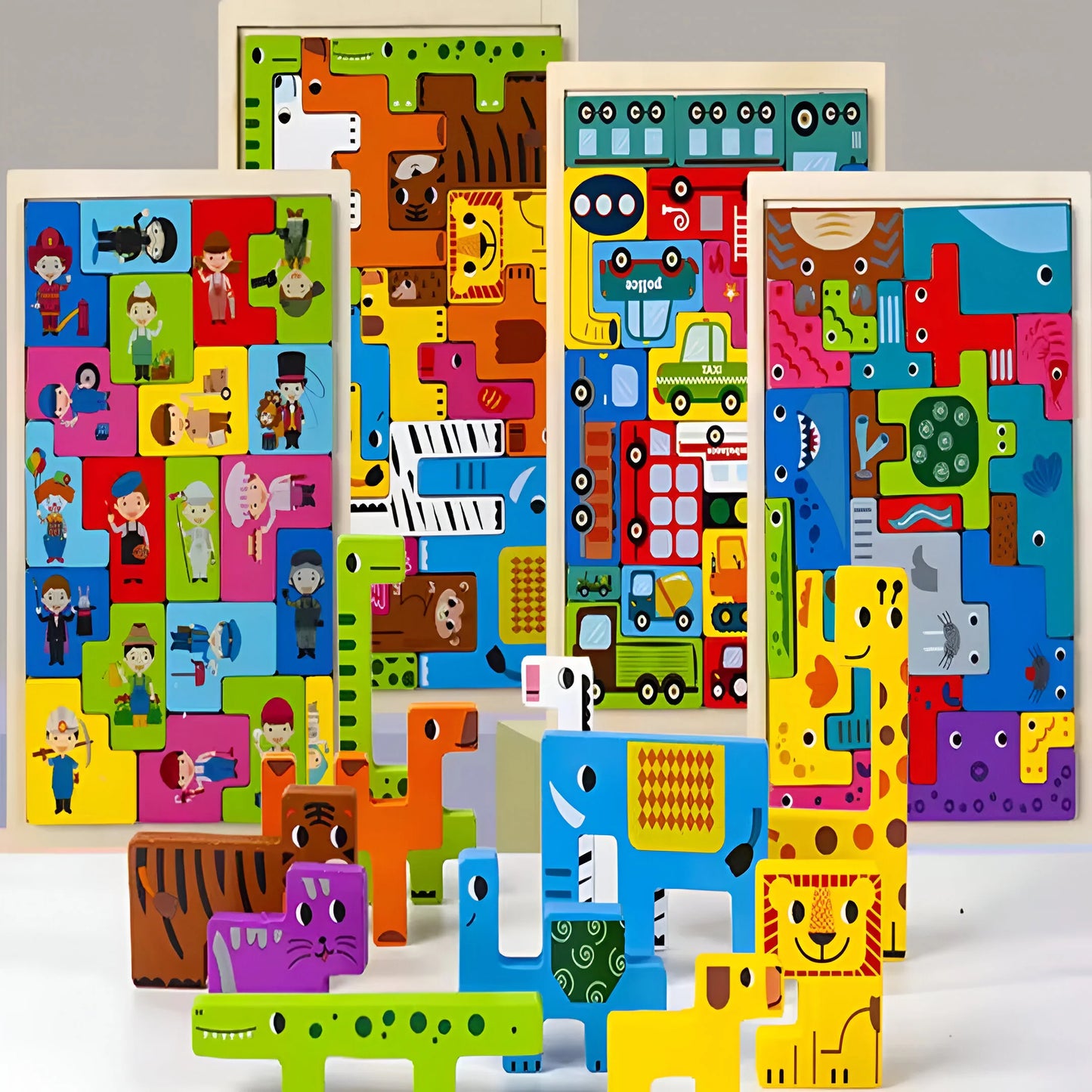 MontessoriPuzzle - Holzspielzeug für Kinder