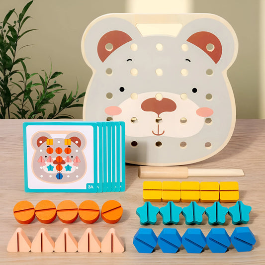 Montessori Schraubset für Kinder