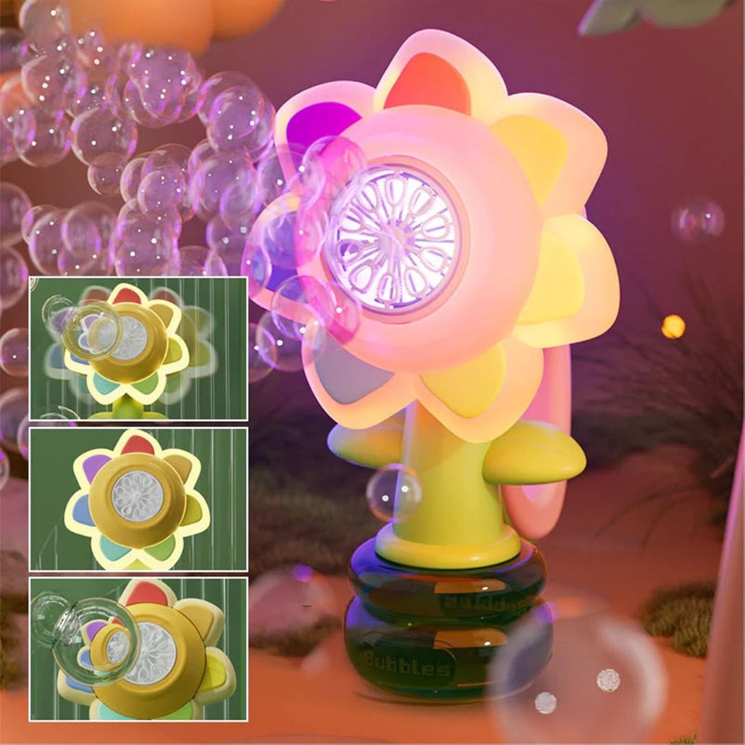 Magische Seifenblasen Blume