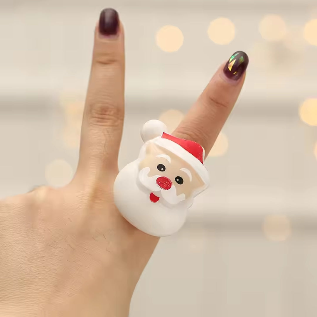 Leuchtende Weihnachts-Ringe