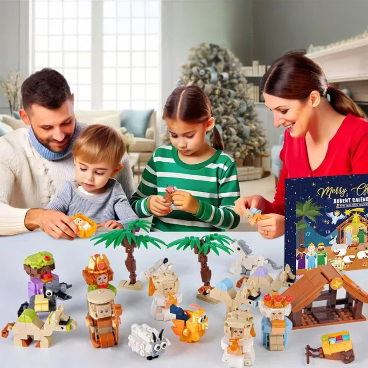 MerryBlocks - Weihnachts-Baukasten Adventskalender