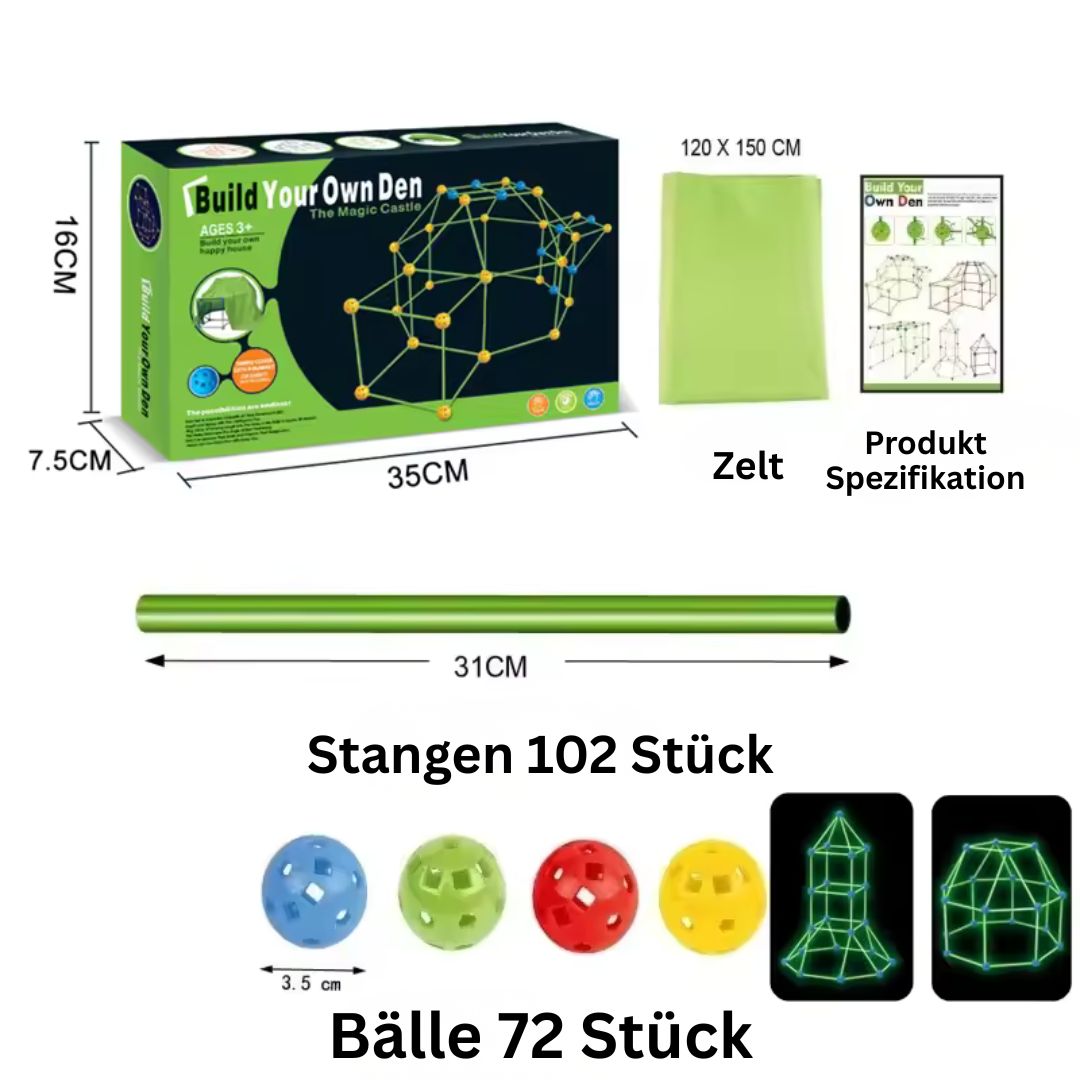 LumiFort - Das leuchtende Abenteuerzelt