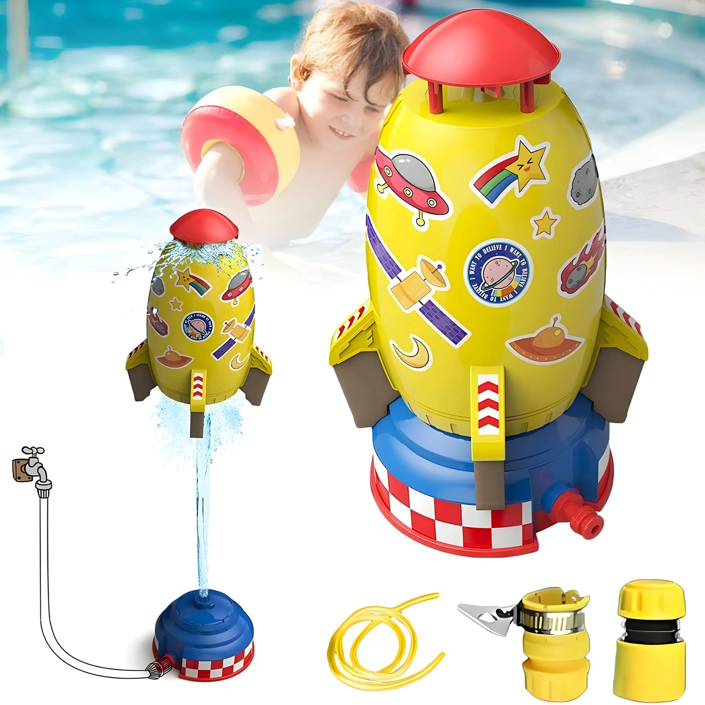 AquaRocket – Wasserrakete mit Action-Garantie
