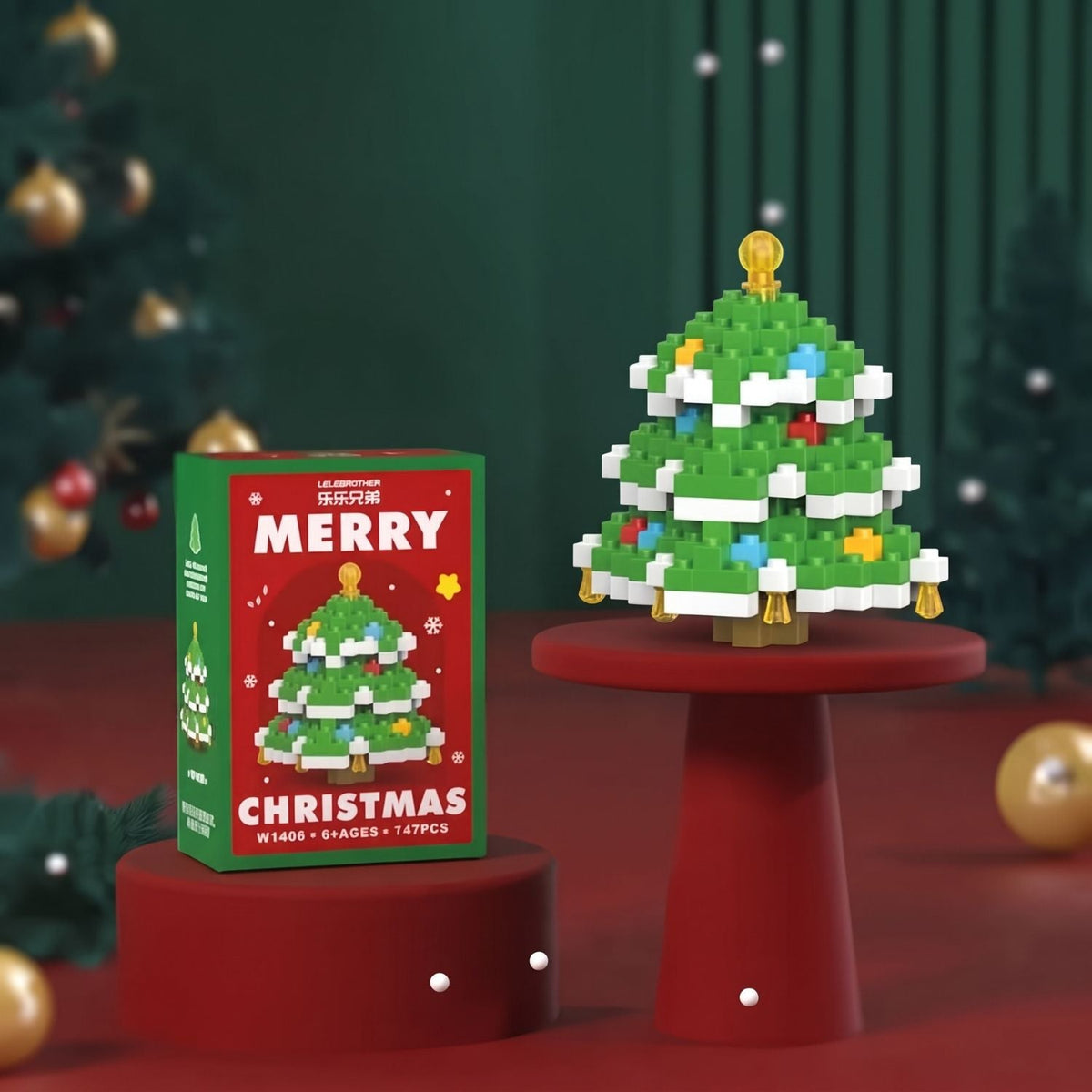 BastelFiguren - Weihnachts-Bauklötzchen