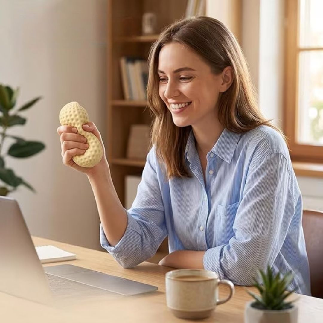 PeanutPop - Knautschiges Sensorik-Spielzeug
