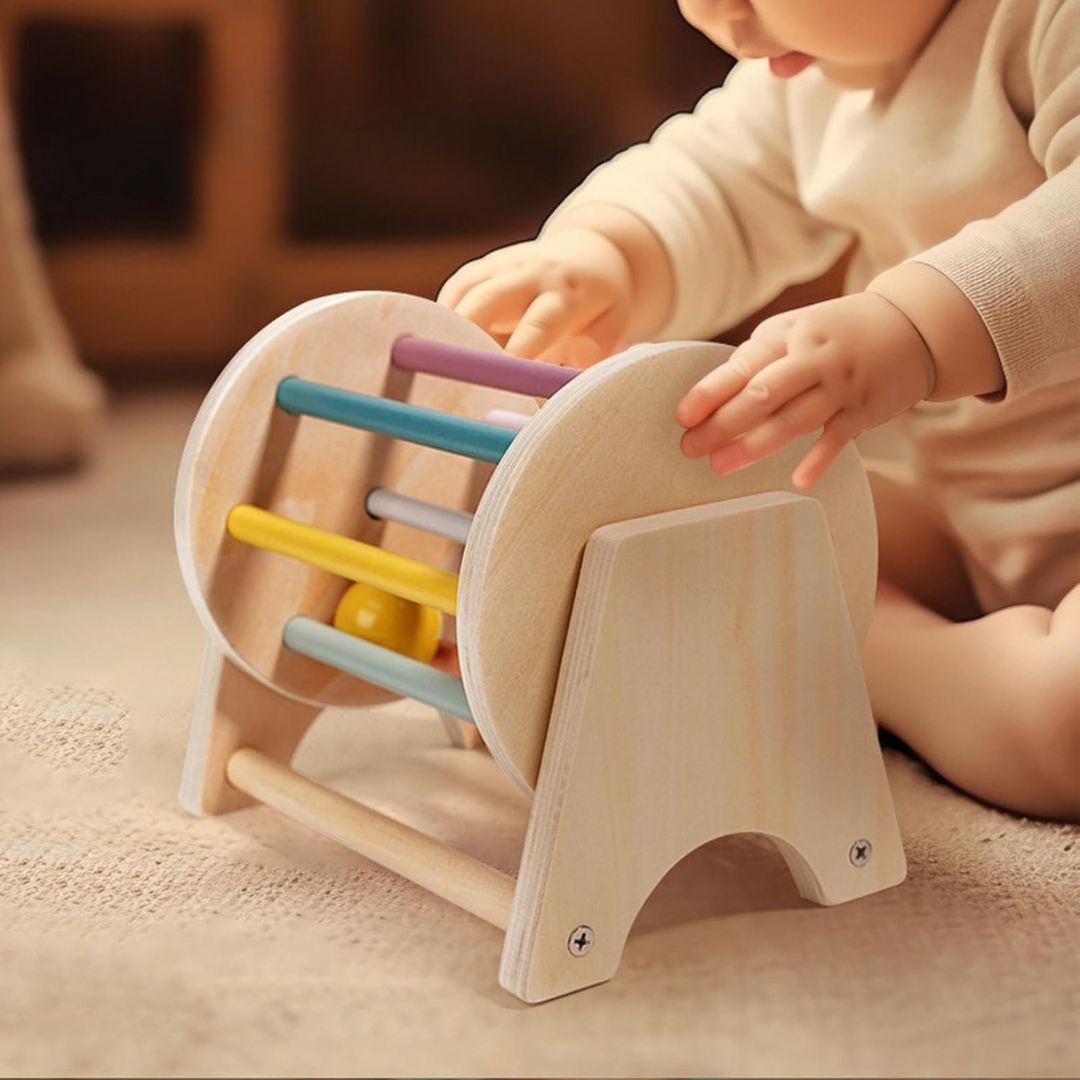 Montessori Ball Trommel aus Holz