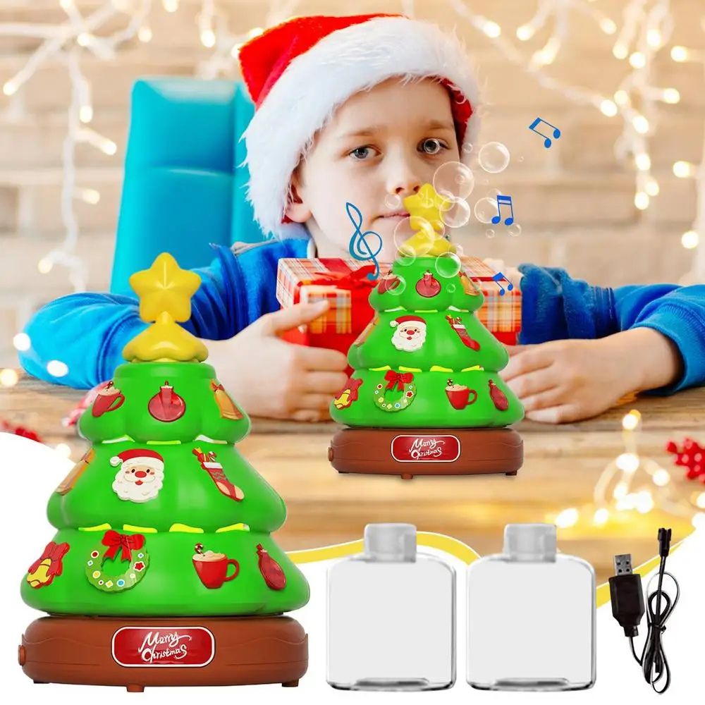 Musikalischer Seifenblasen Weihnachtsbaum