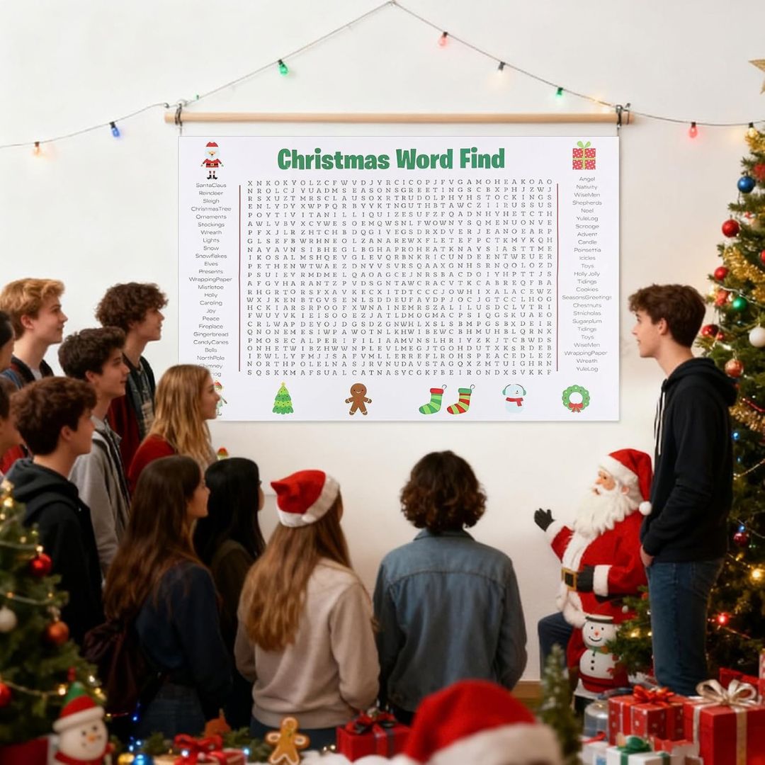 WeihnachtsSuche - Riesiges Wörtersuche-Poster