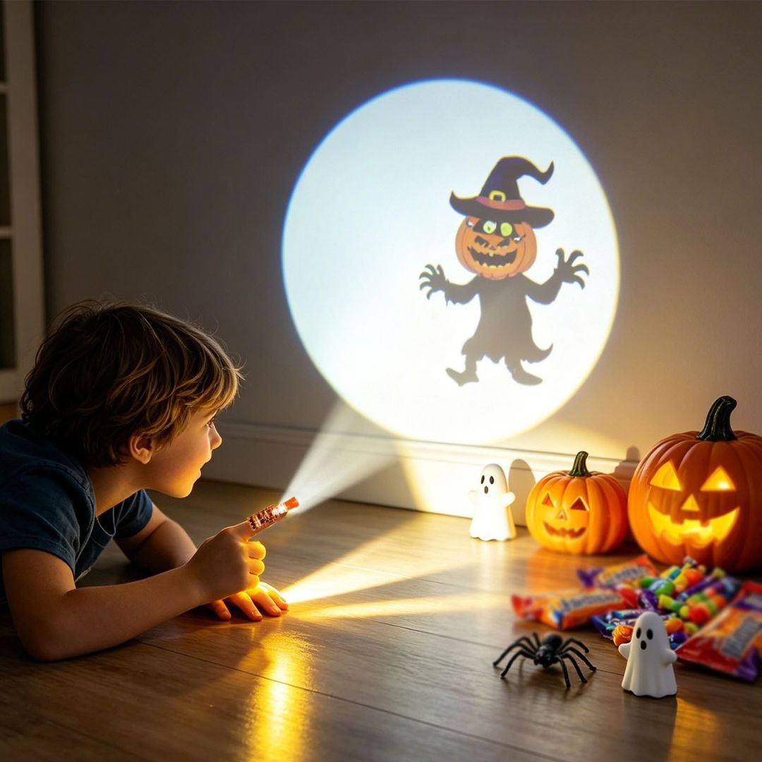 SpookyBeam - Gruseliger Finger-Projektor für Halloween
