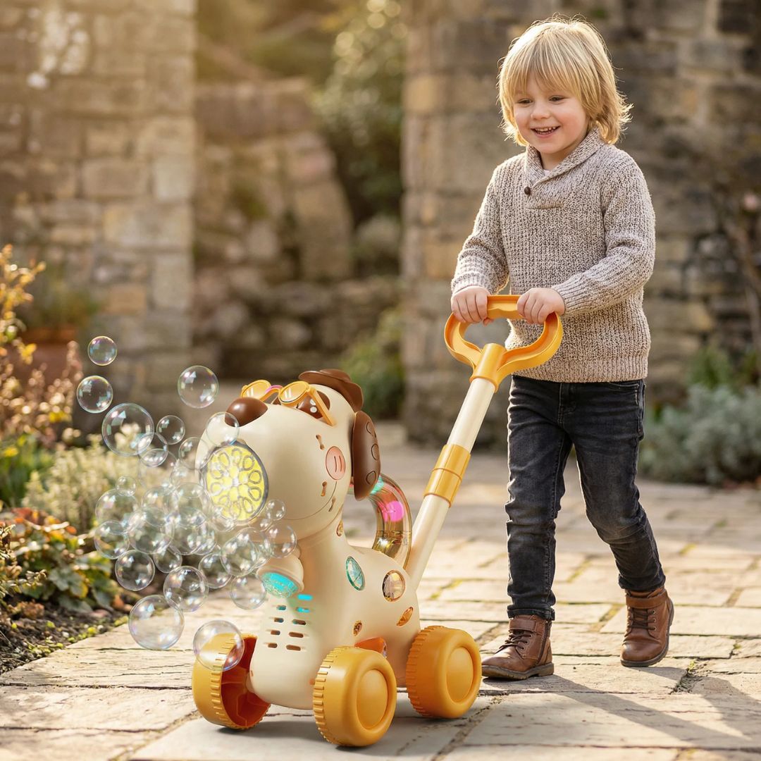 Seifenblasen Rasenmäher für Kinder