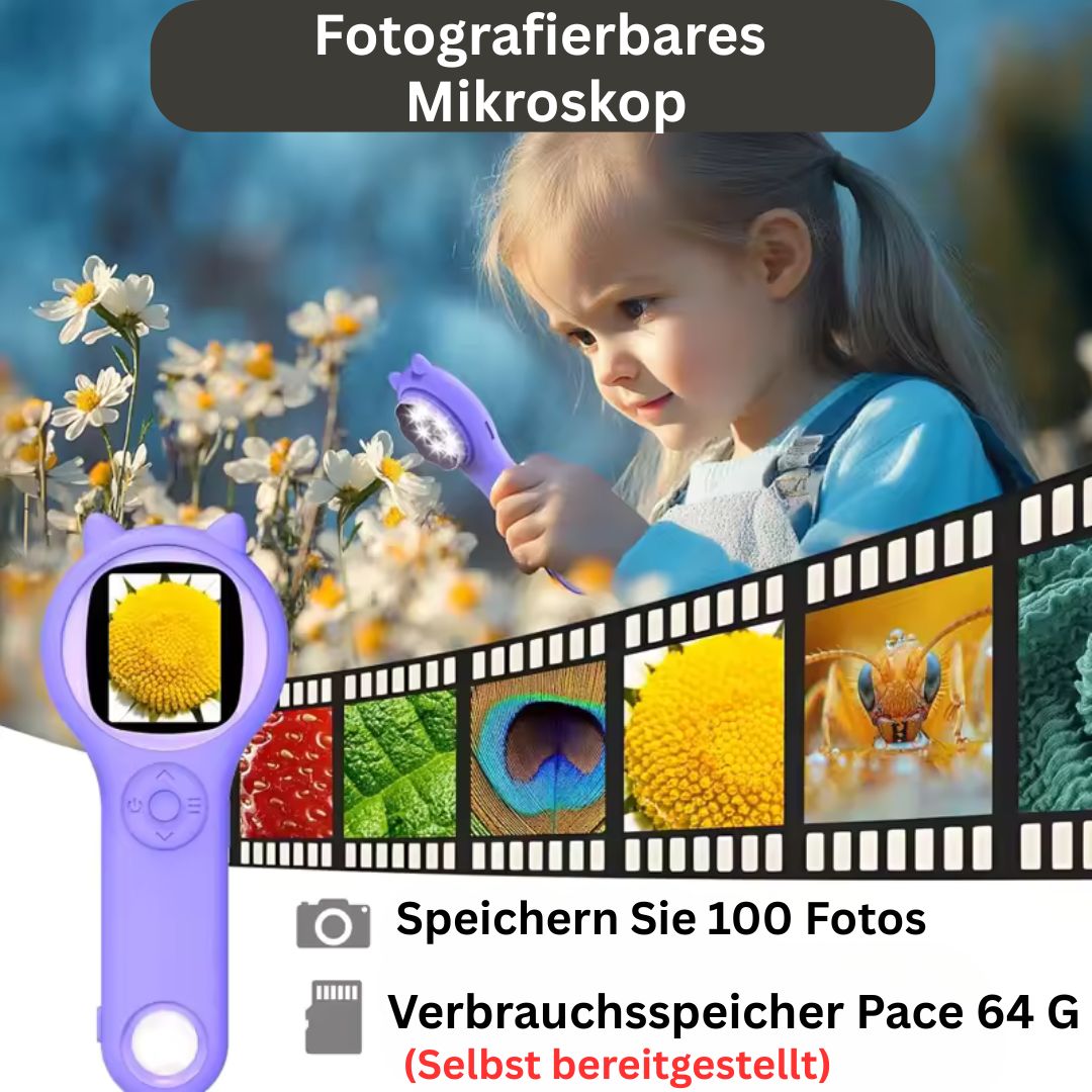 MiniForscher – Entdeckermikroskop für kleine Naturfans