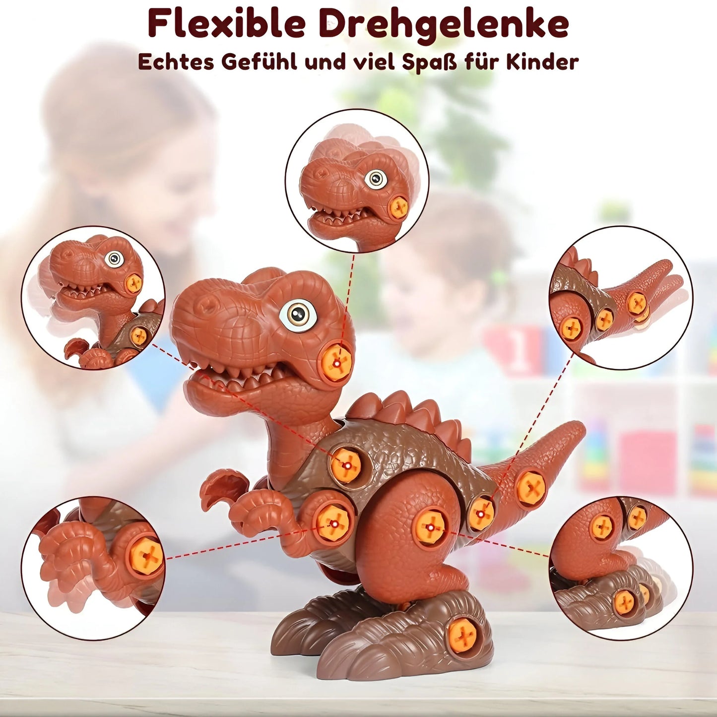 Dinosaurier Schrauben Set