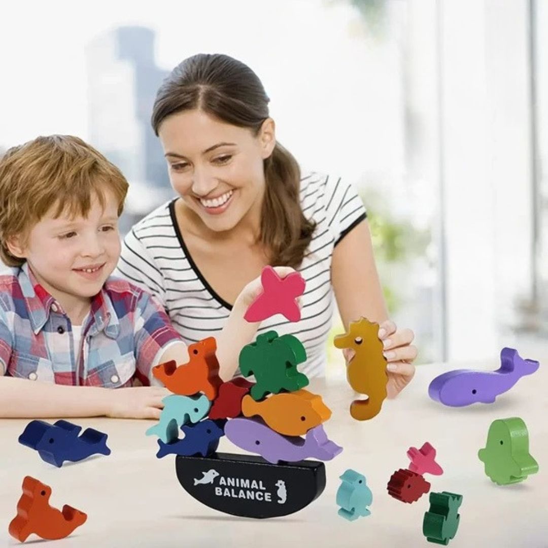 ZooBalance - Stapel- und Balancier-Spiel