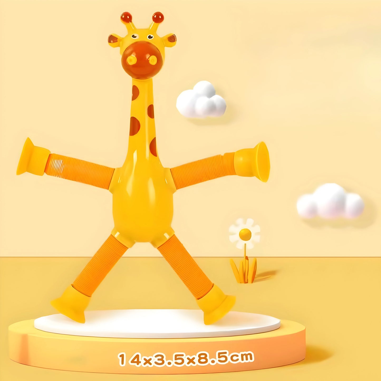 Giraffen Spielzeug mit Saugnäpfen