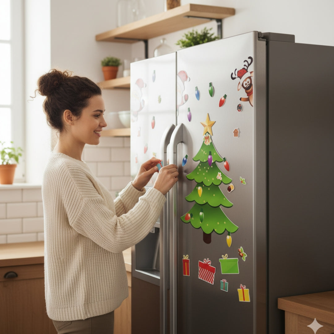 Weihnachtliche Magnetwelten