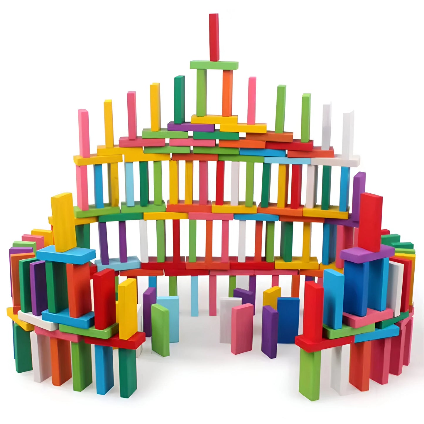 Montessori Doninosteine aus Holz