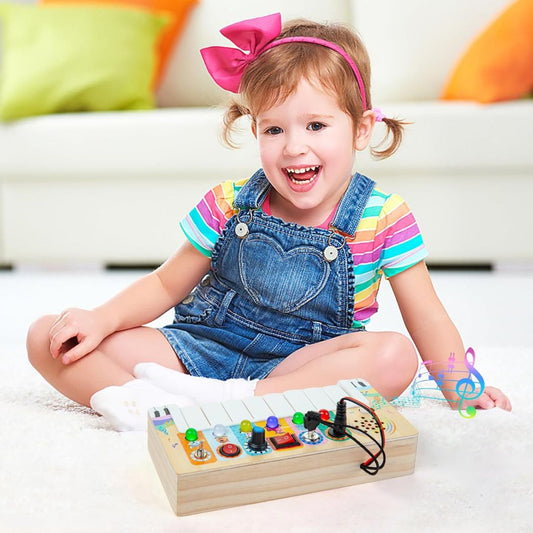 Montessori Lern Klavier aus Holz