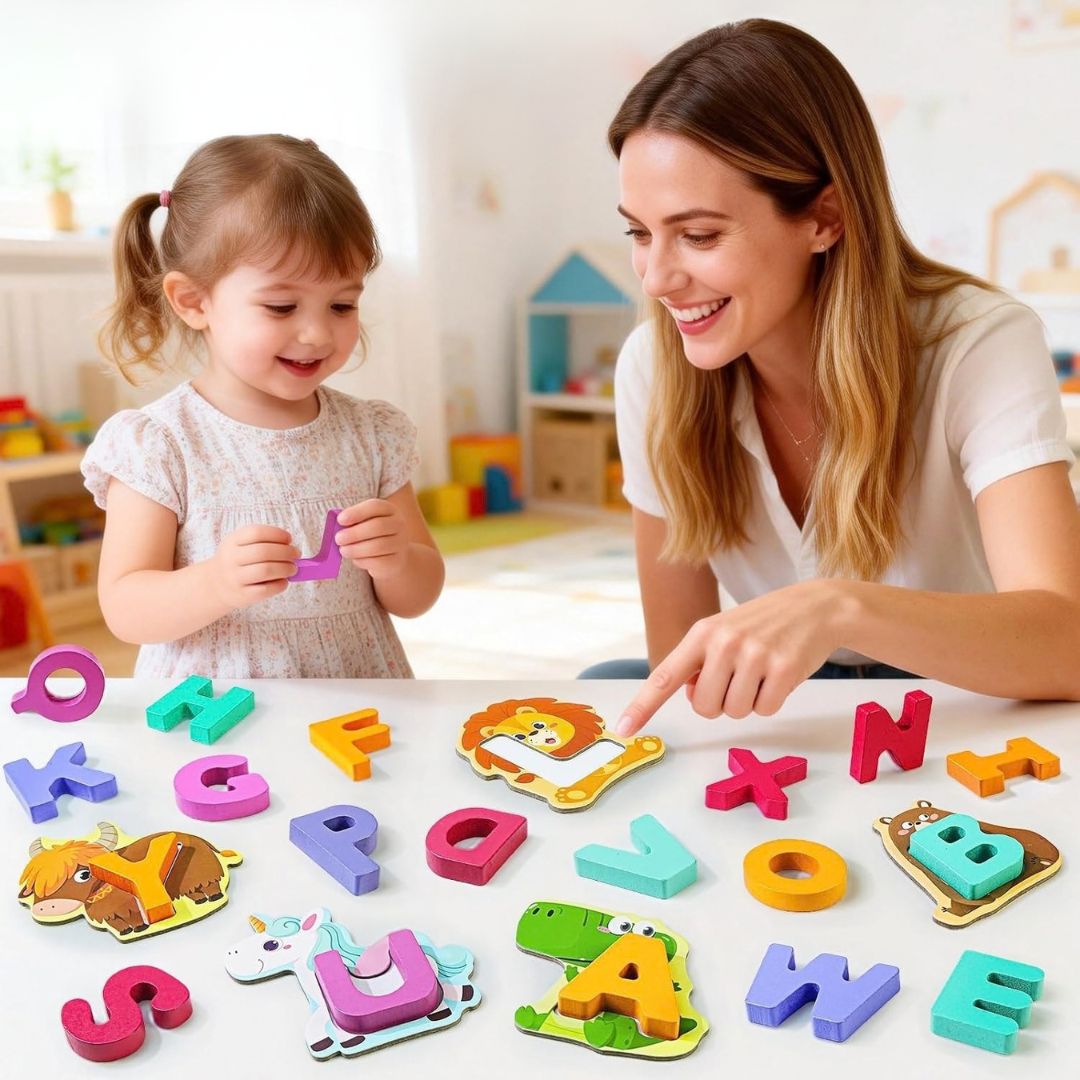 BuchstabenFreunde - Alphabet-Tier-Zuordnungsspiel
