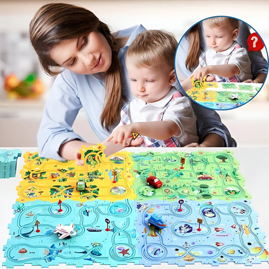 PuzzleRace - Rennbahn für Kinder