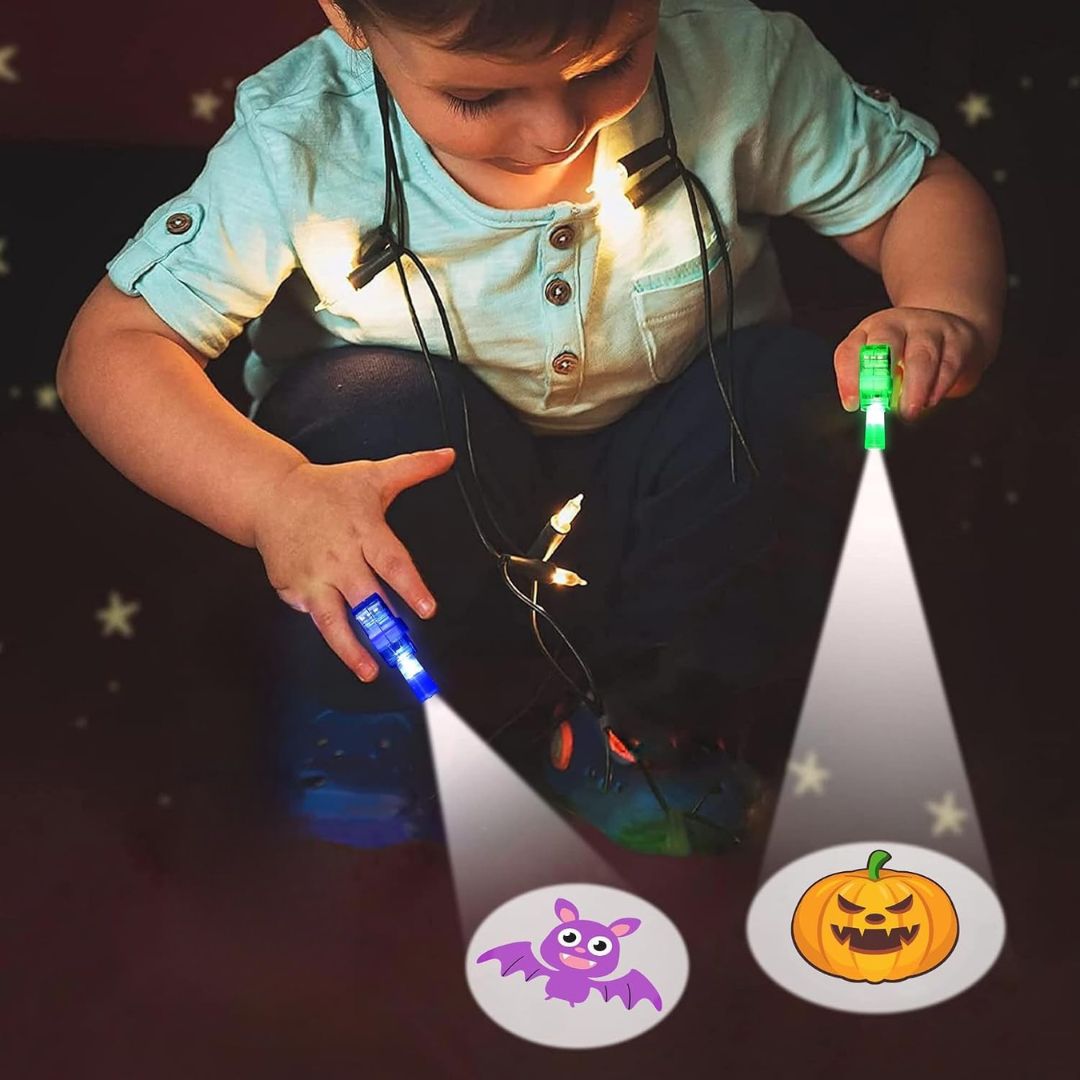 SpookyBeam - Gruseliger Finger-Projektor für Halloween