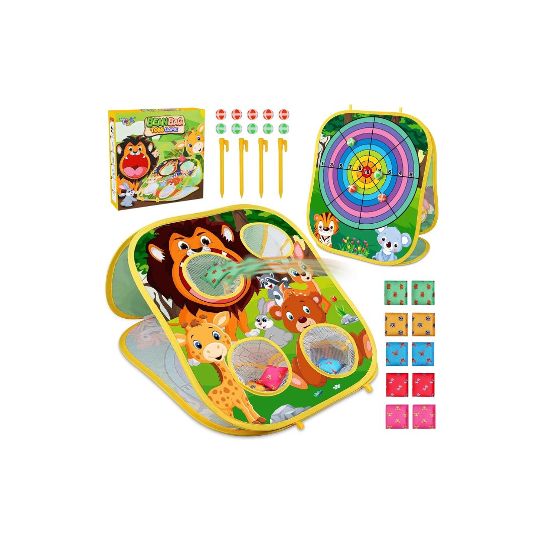 Tierisches Wurfabenteuer - Bewegendes Lernspiel