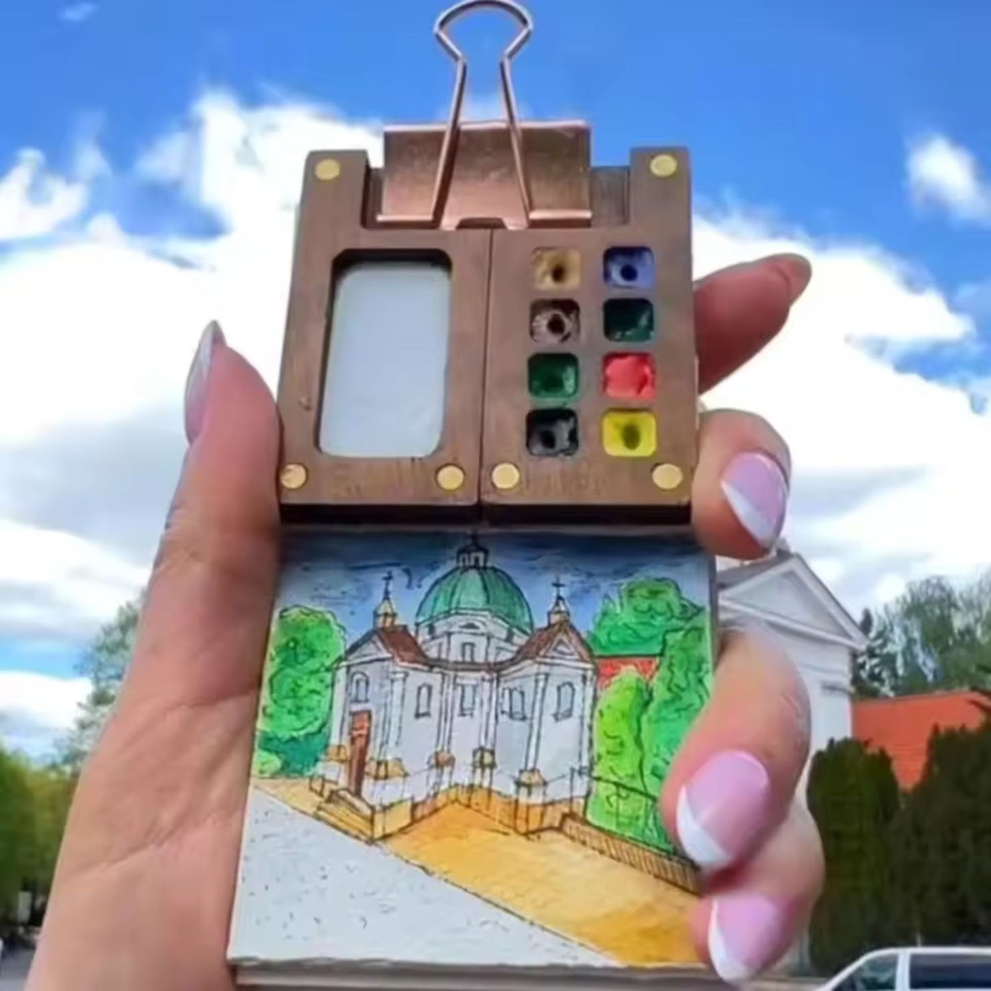 Kreatives Taschen Aquarell Set