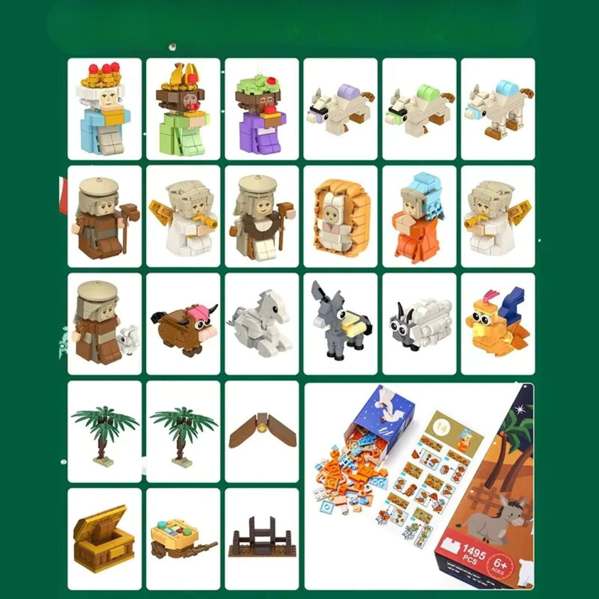 MerryBlocks - Weihnachts-Baukasten Adventskalender