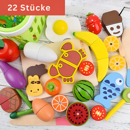 Montessori Schneide Set aus Holz