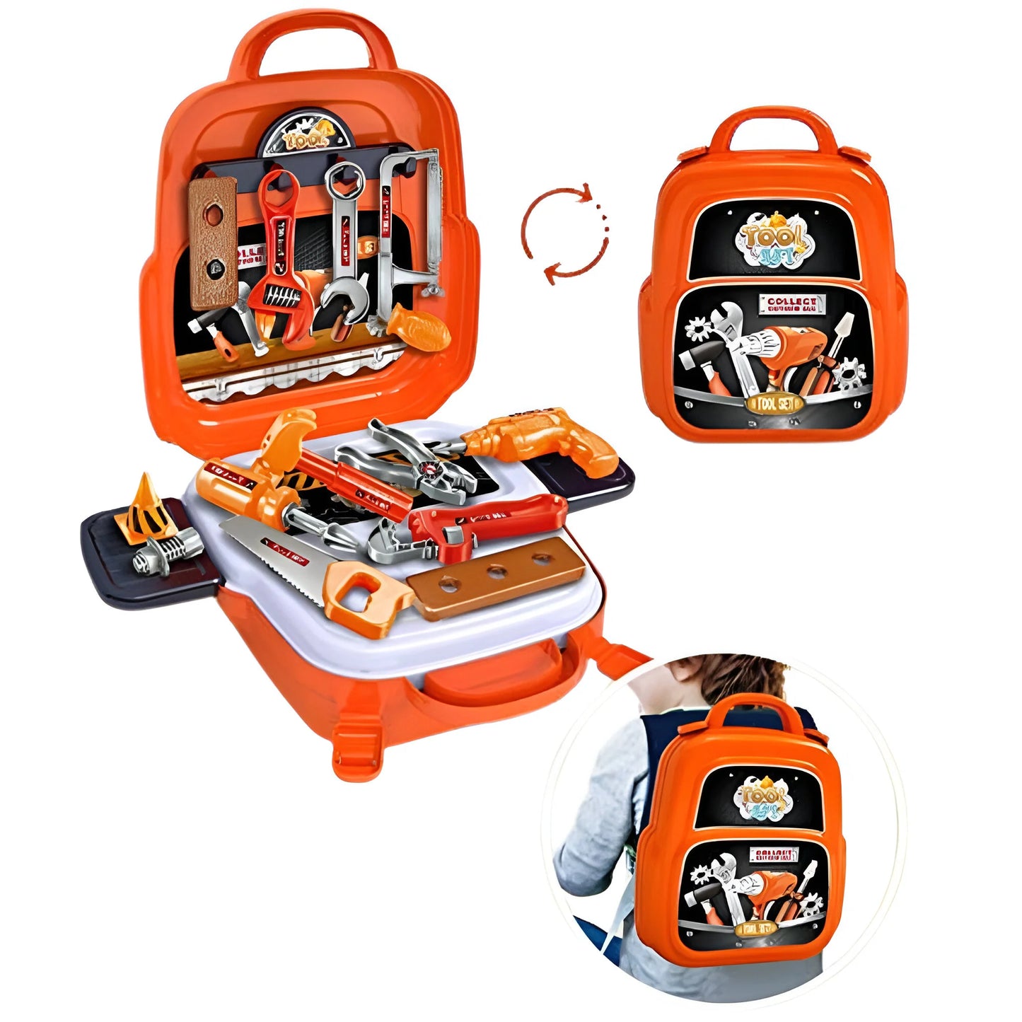 Handwerker - Rucksack für kleine Baumeister