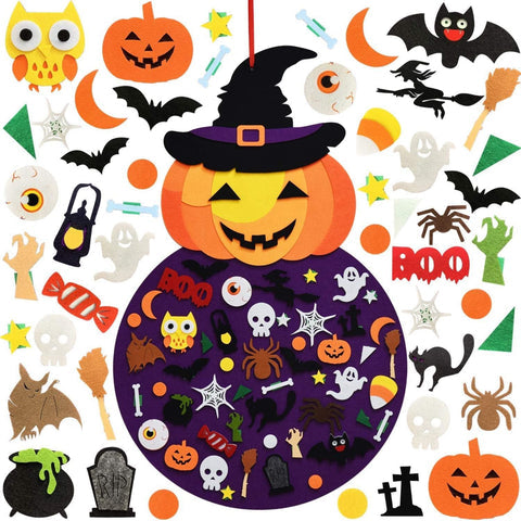 GruselZauber - DIY Halloween Filz-Hexe