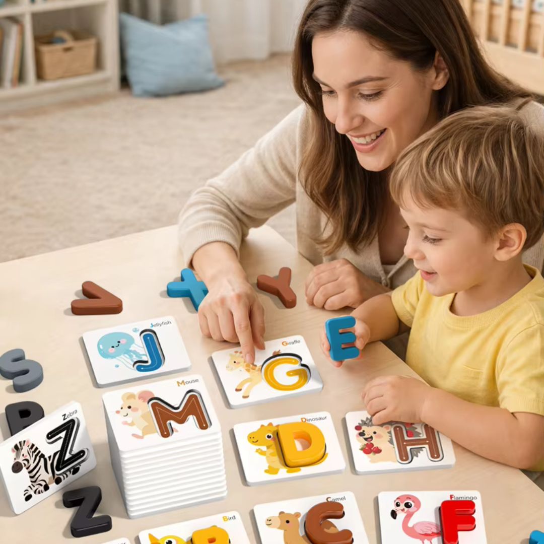 BuchstabenFreunde - Alphabet-Tier-Zuordnungsspiel