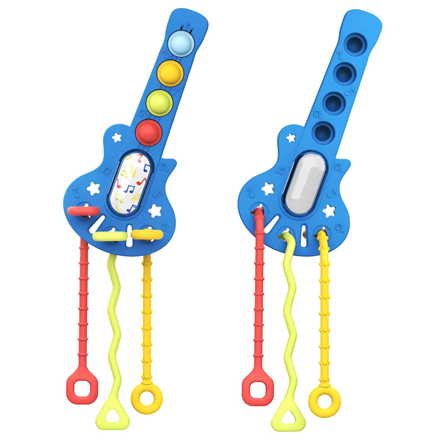 GitarrenFun - Montessori Silikon Ziehspielzeug
