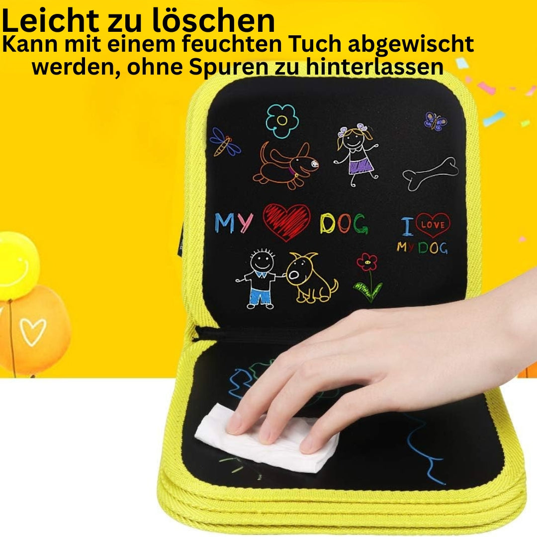 Wiederverwendbares Malbuch für Kinder