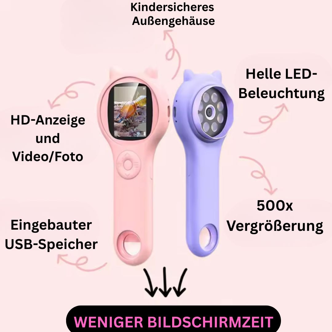 MiniForscher – Entdeckermikroskop für kleine Naturfans