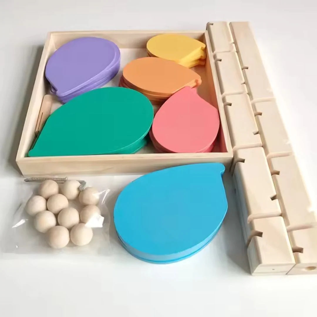 Montessori-Murmelbaum aus Holz