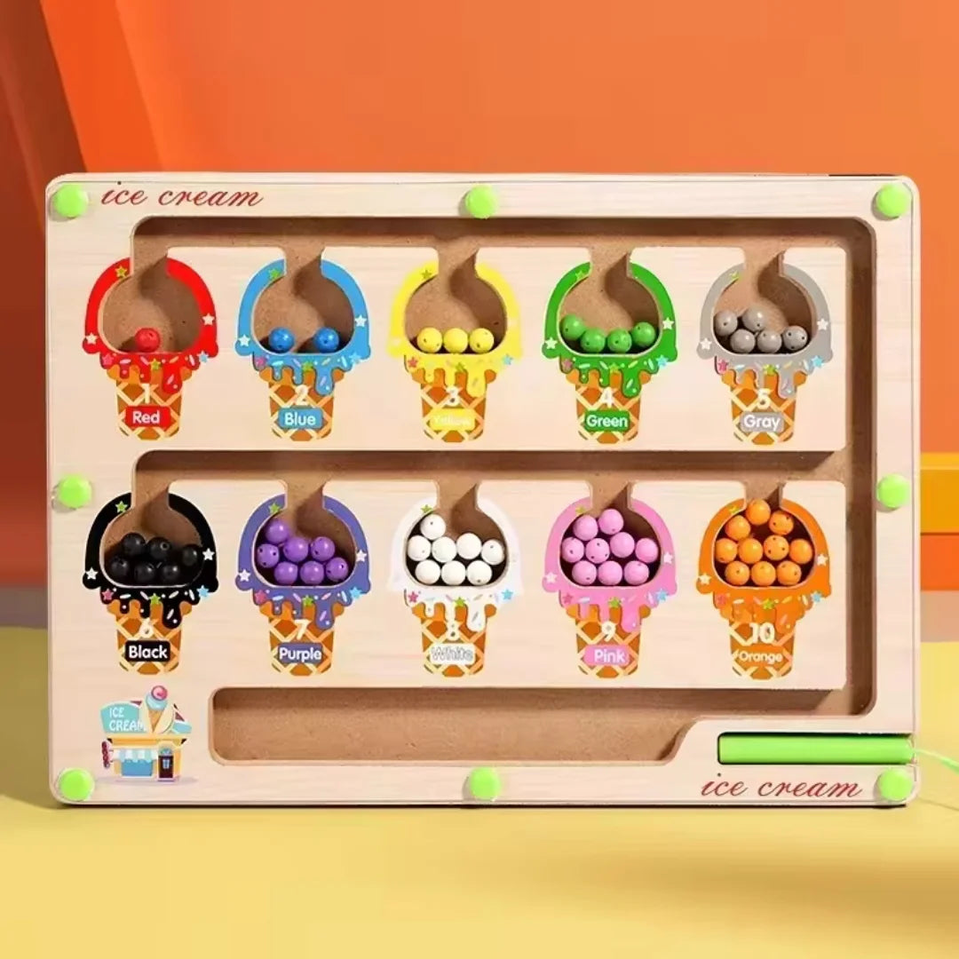 MagnaMaze – Holzlabyrinth-Spiel für Kinder