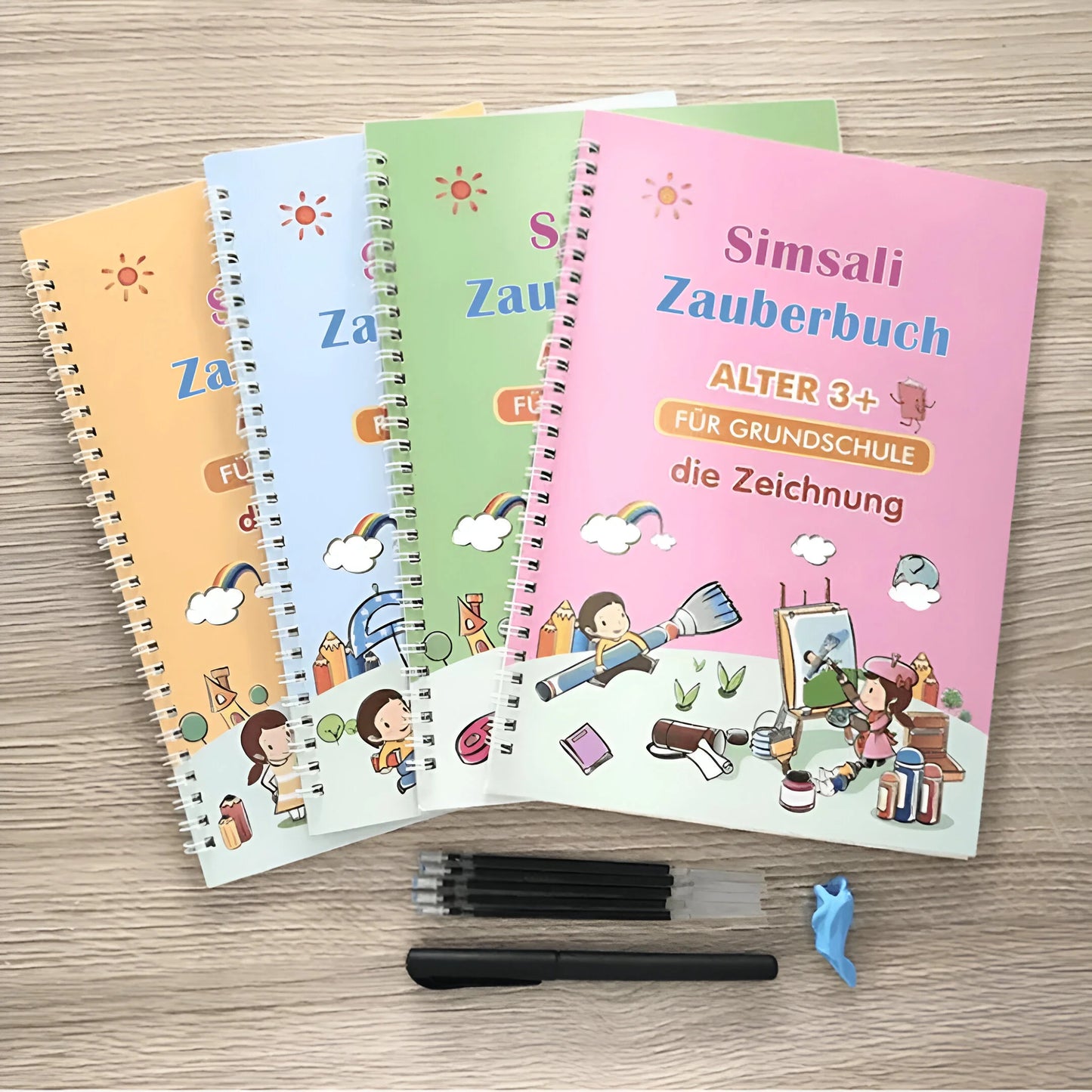 Kalligraphie-Bücher 4er Set