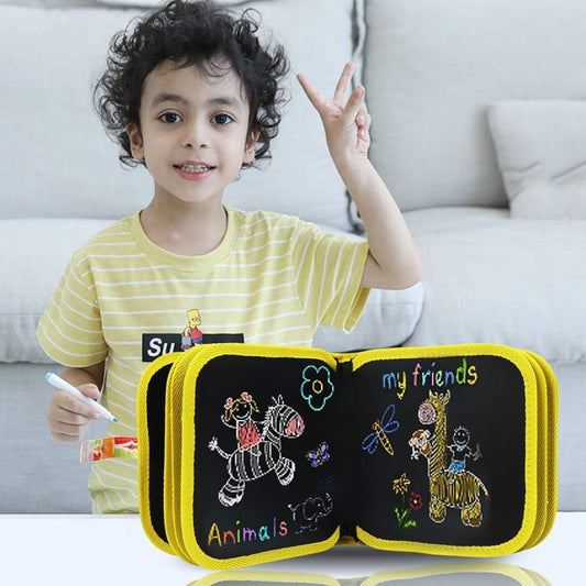 Wiederverwendbares Malbuch für Kinder
