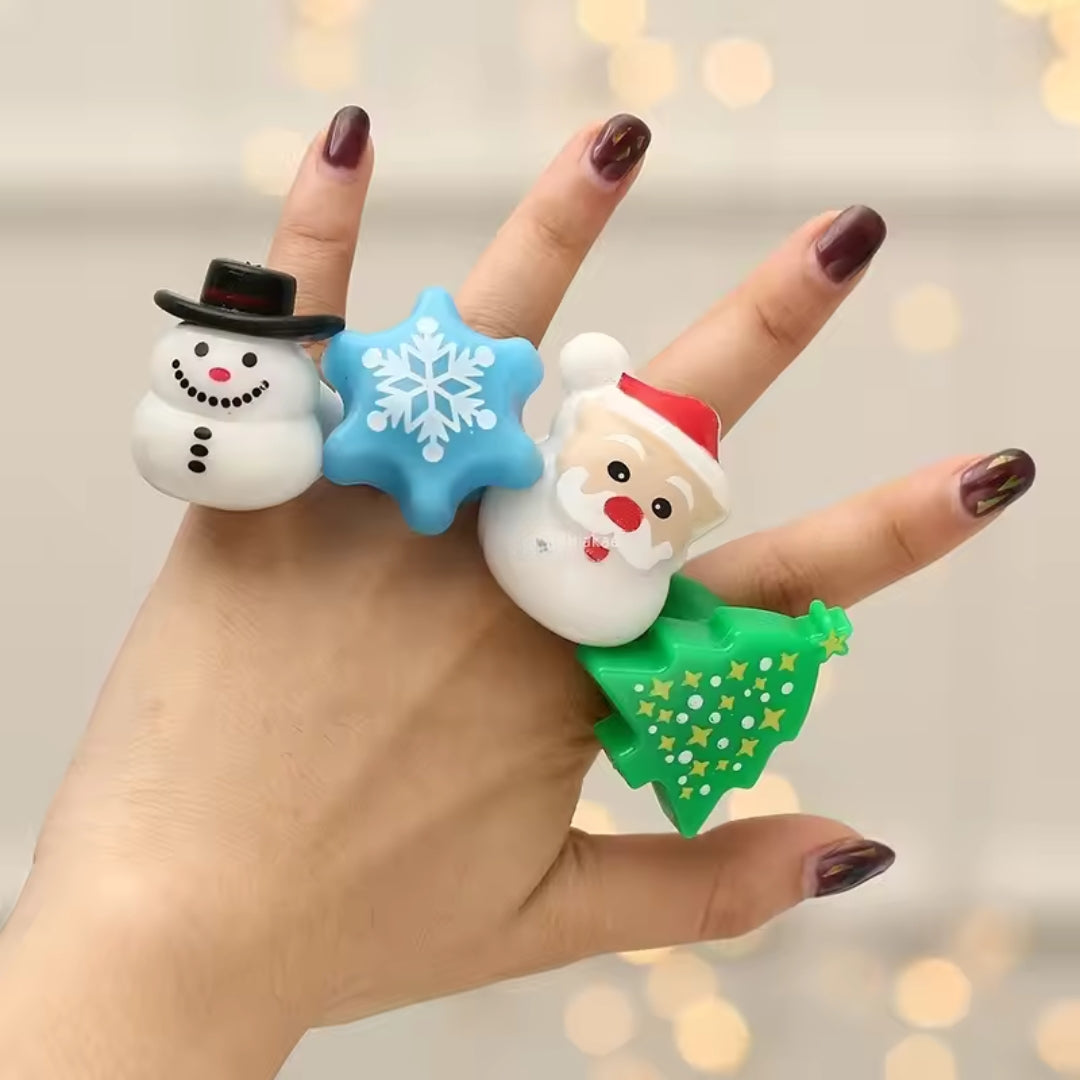 Leuchtende Weihnachts-Ringe
